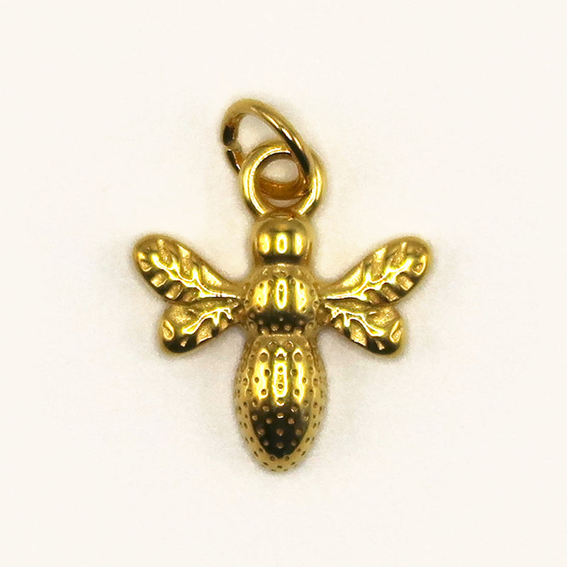 Gold Bee charm