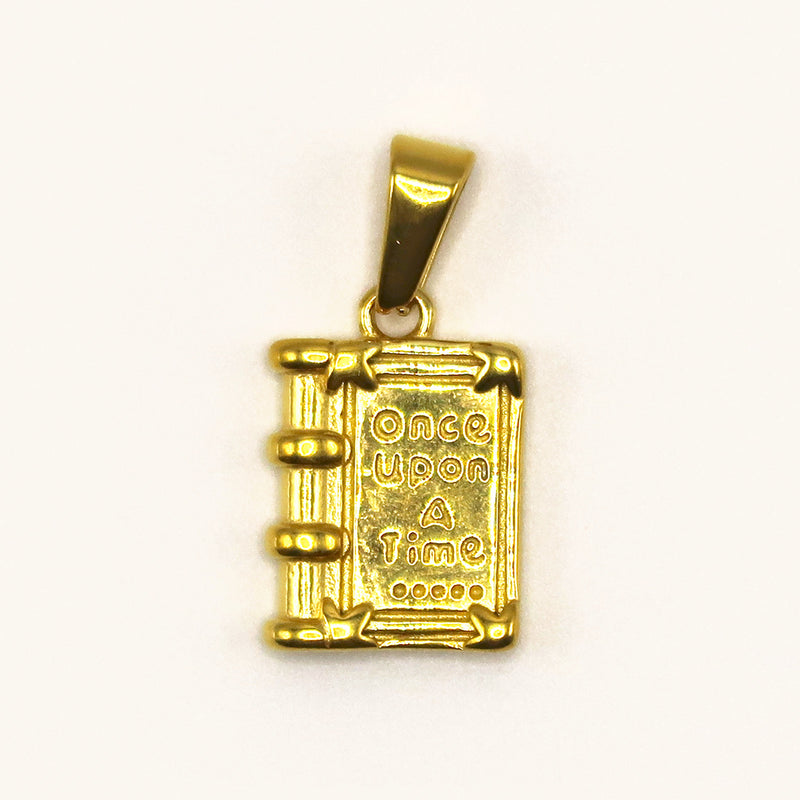 Gold Book Once Upon a Time charm