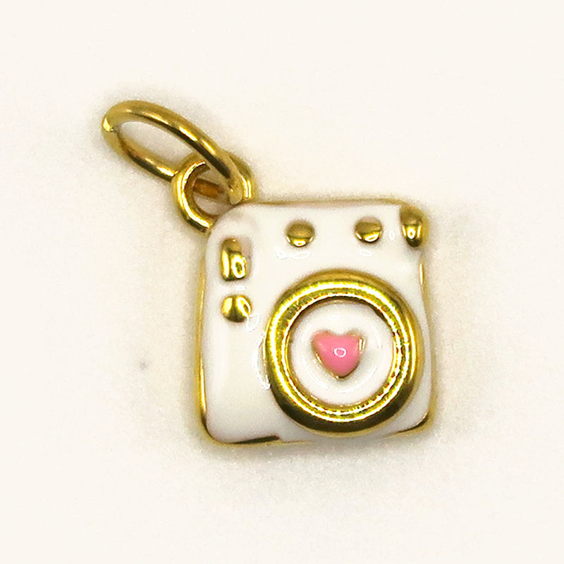 Gold Camera charm