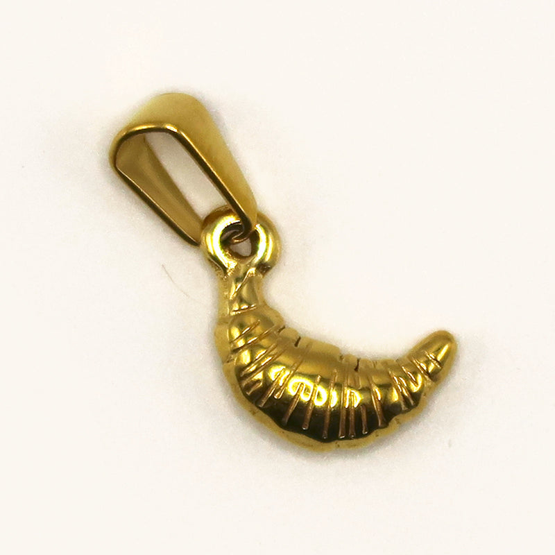 Gold Croissant charm