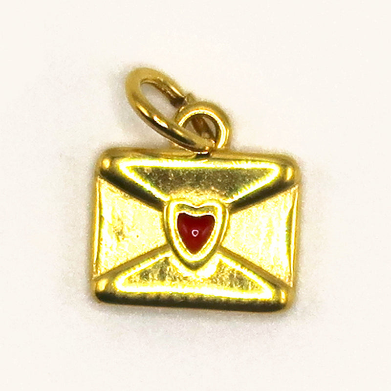 Gold Envelope charm