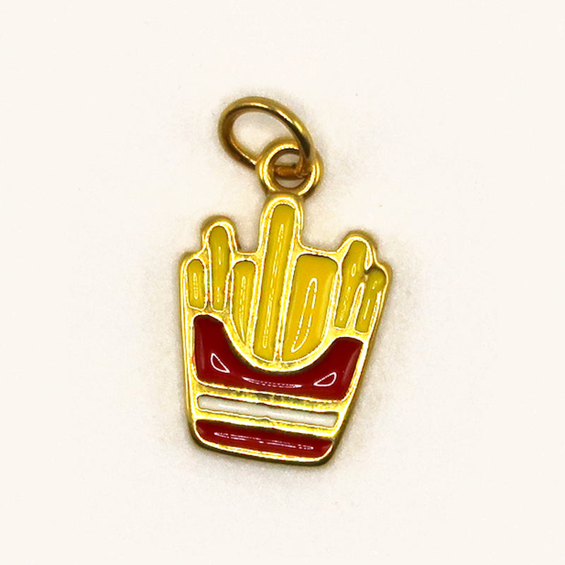 Gold Fries charm