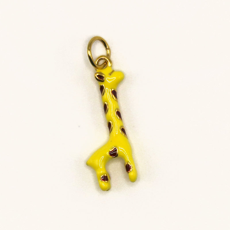 Gold Giraffe charm