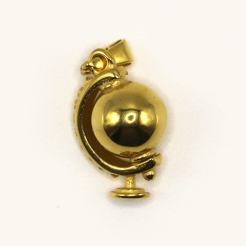 Gold Globe charm
