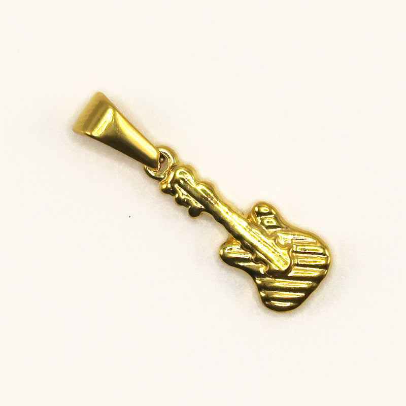 Gold Guitar charm