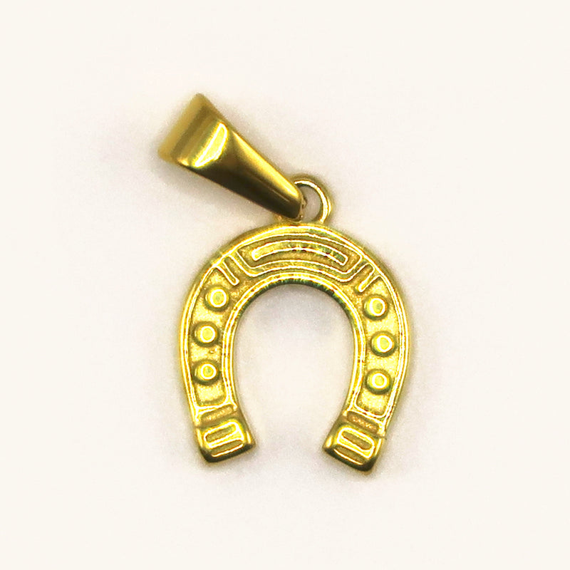 Gold Horseshoe charm