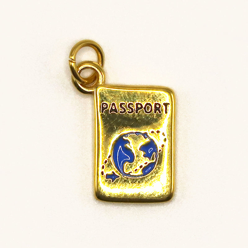 Gold Passport charm