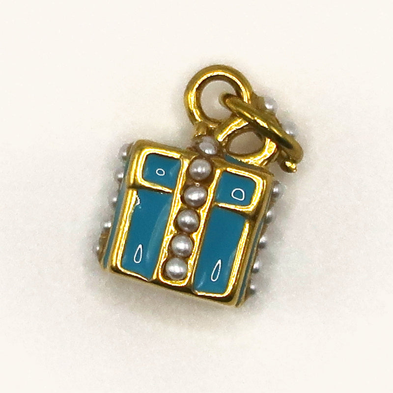 Gold Present charm