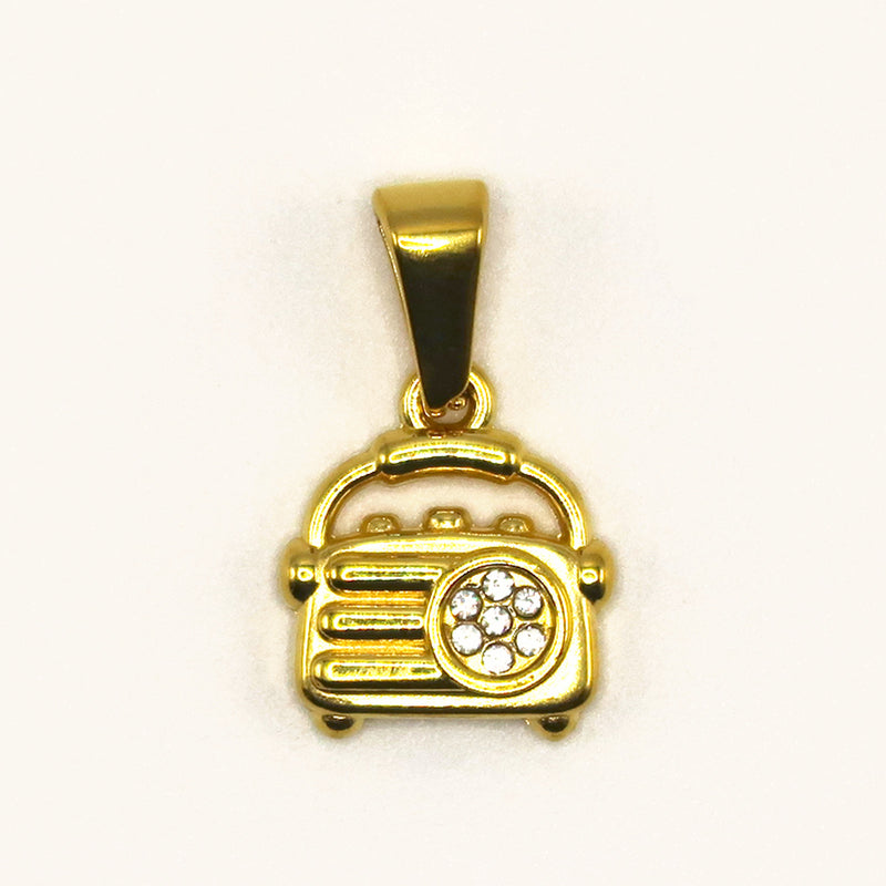Gold Radio charm