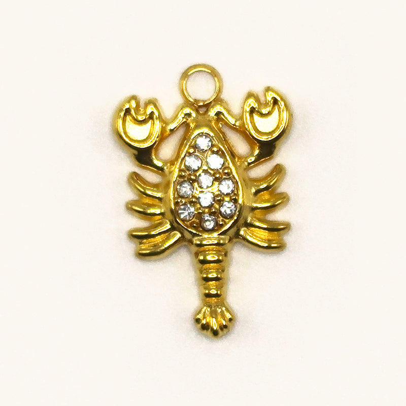 Gold Scorpion charm