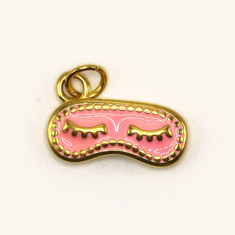 Gold Sleep Mask charm