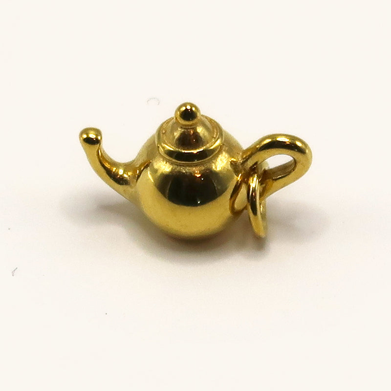 Gold Teapot charm